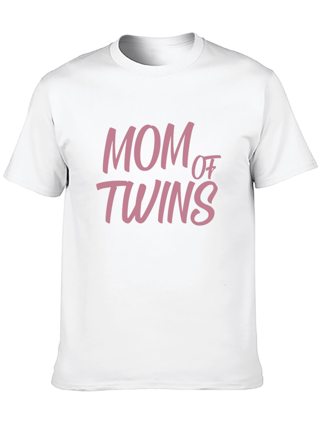 Mom of Twins Graphic T-Shirt - Black Casual Tee