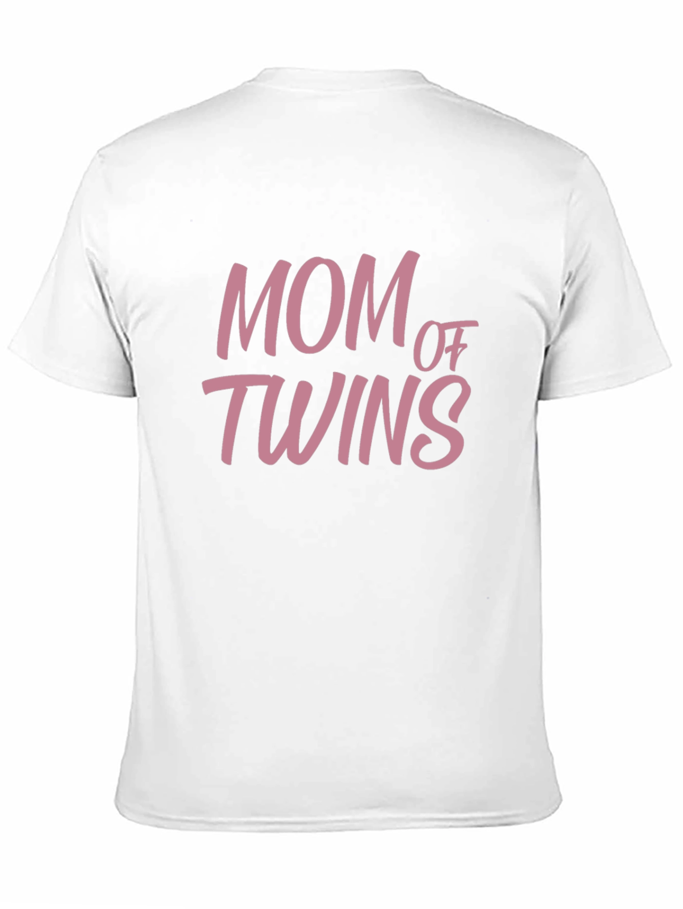Mom of Twins Graphic T-Shirt - Black Casual Tee