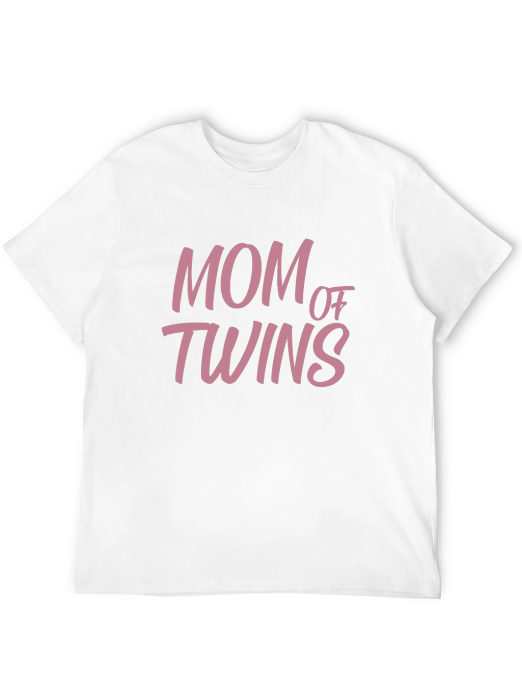 Mom of Twins Graphic T-Shirt - Black Casual Tee
