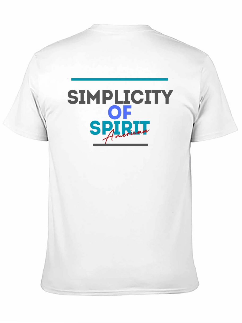 Simplicity of Spirit Graphic Tee - Stylish Mens T-Shirt