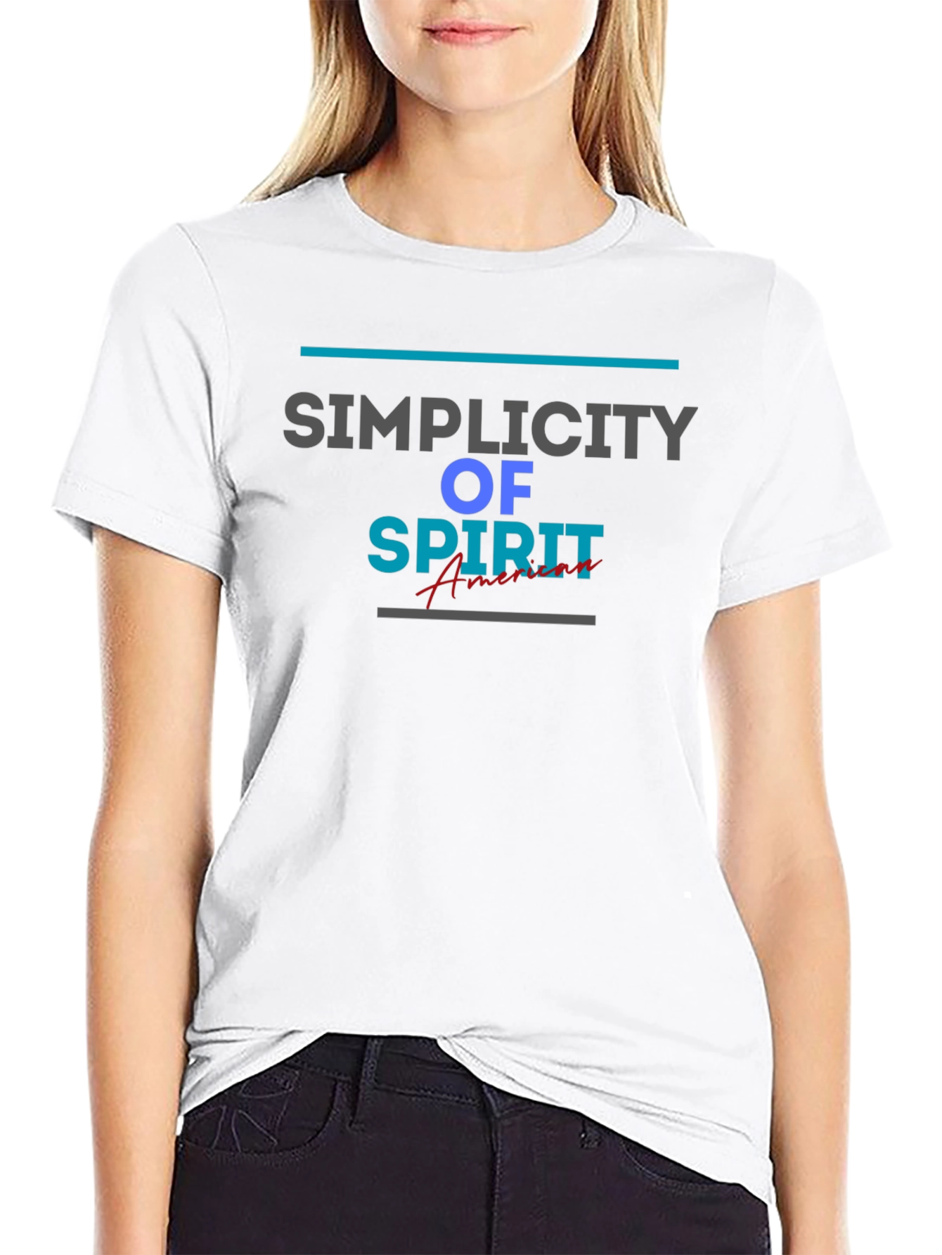 Simplicity of Spirit Graphic Tee - Stylish Mens T-Shirt