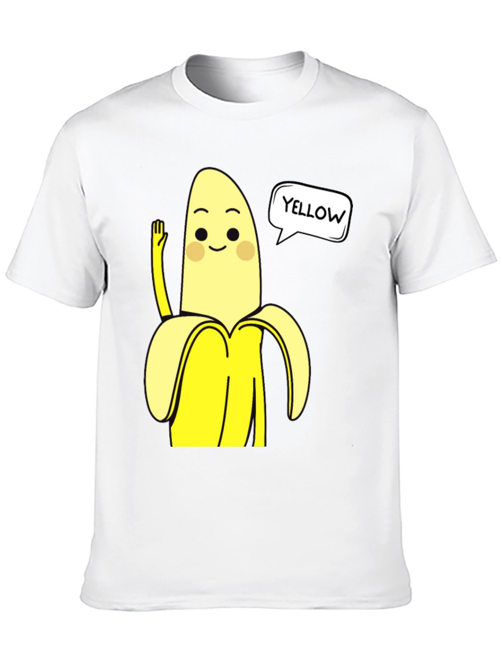 Funny Banana Graphic Tee - Yellow Humor T-Shirt