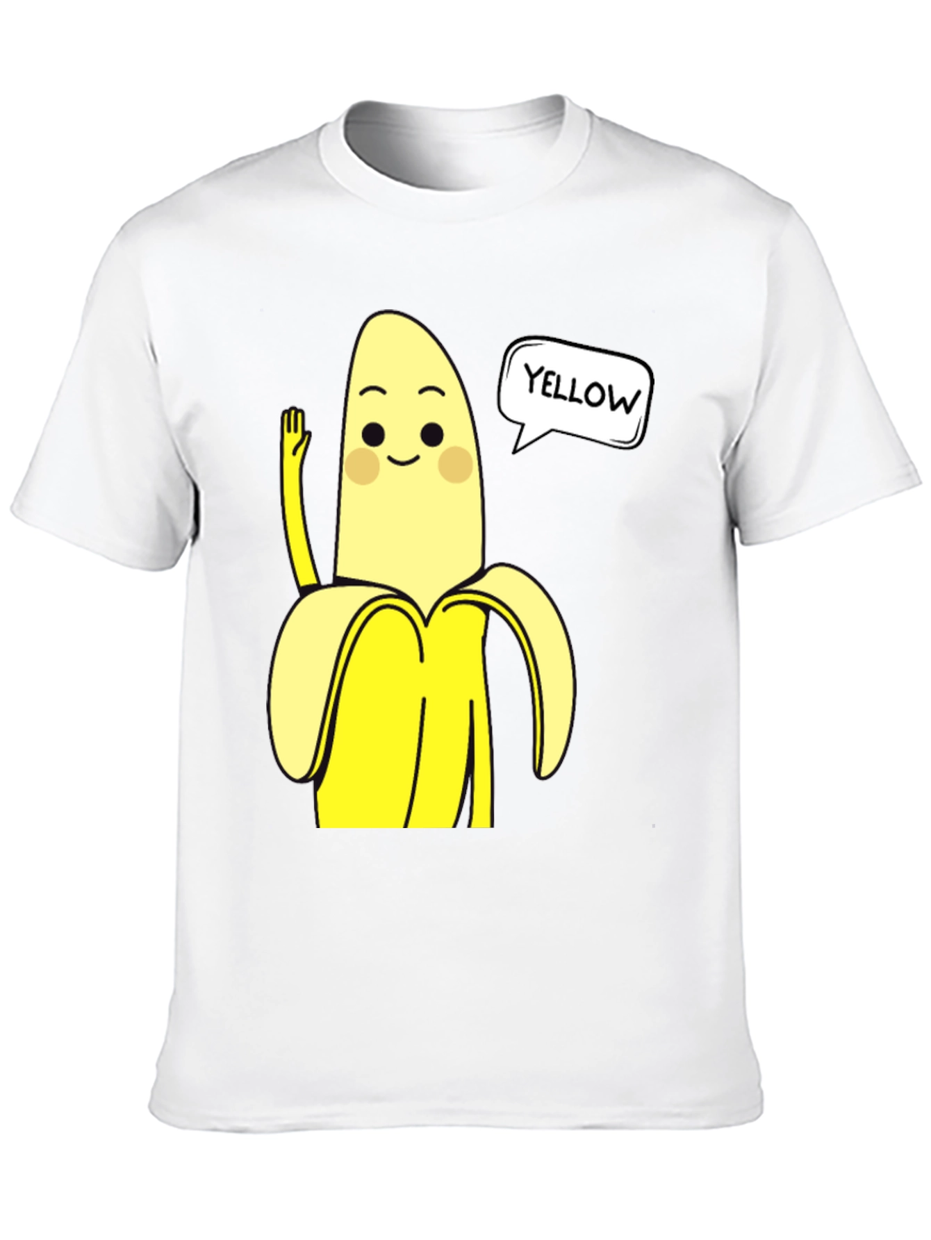 Funny Banana Graphic Tee - Yellow Humor T-Shirt