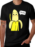 Funny Banana Graphic Tee - Yellow Humor T-Shirt