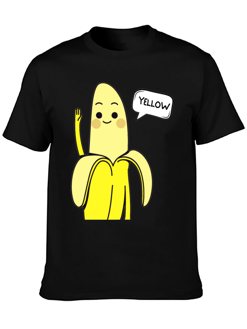 Funny Banana Graphic Tee - Yellow Humor T-Shirt