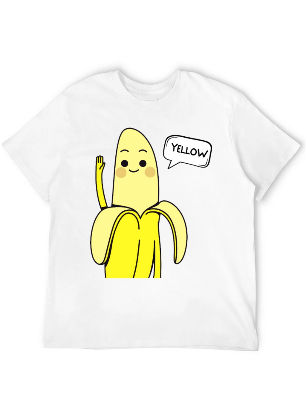 Funny Banana Graphic Tee - Yellow Humor T-Shirt