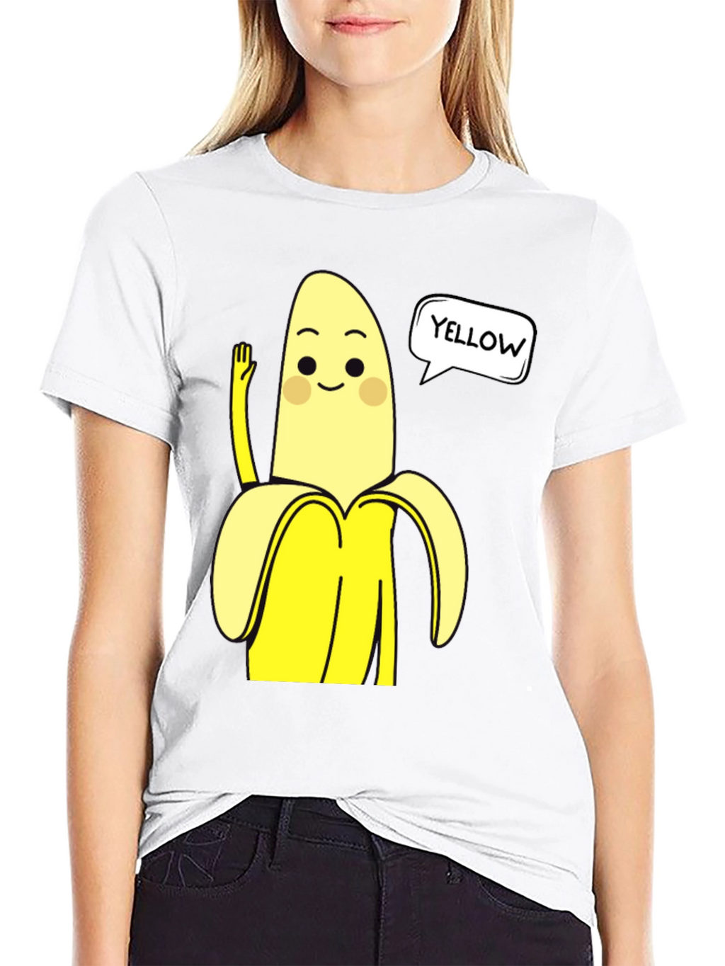 Funny Banana Graphic Tee - Yellow Humor T-Shirt