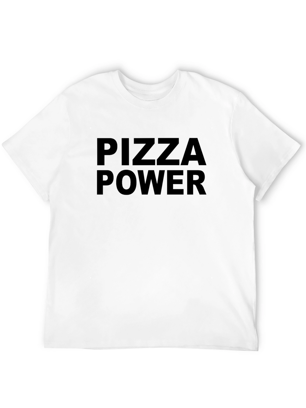 Pizza Power T-Shirt - Black Graphic Tee
