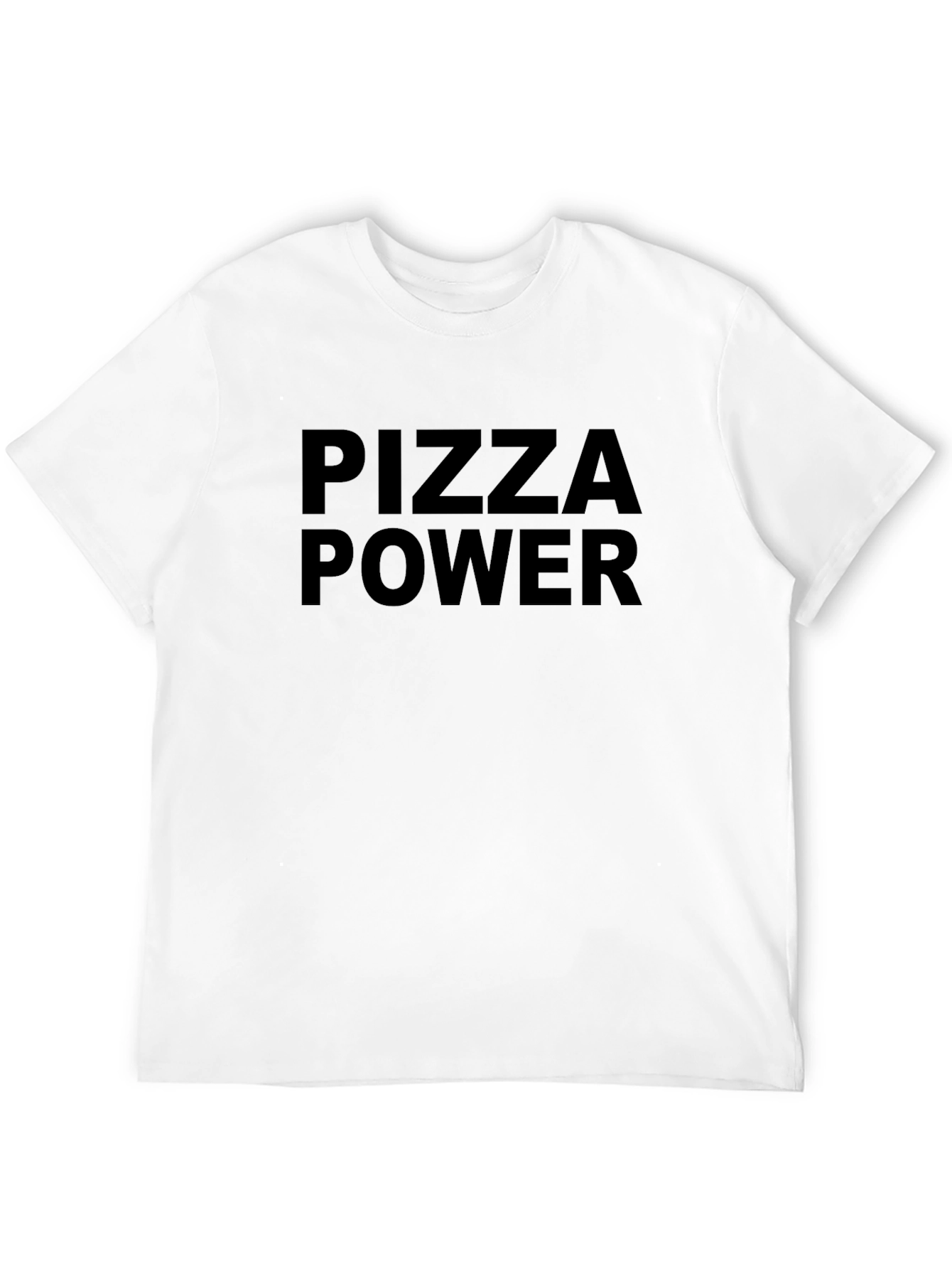 Pizza Power T-Shirt - Black Graphic Tee
