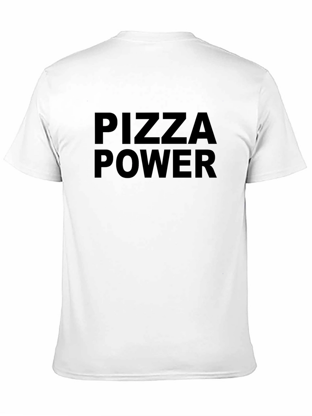 Pizza Power T-Shirt - Black Graphic Tee