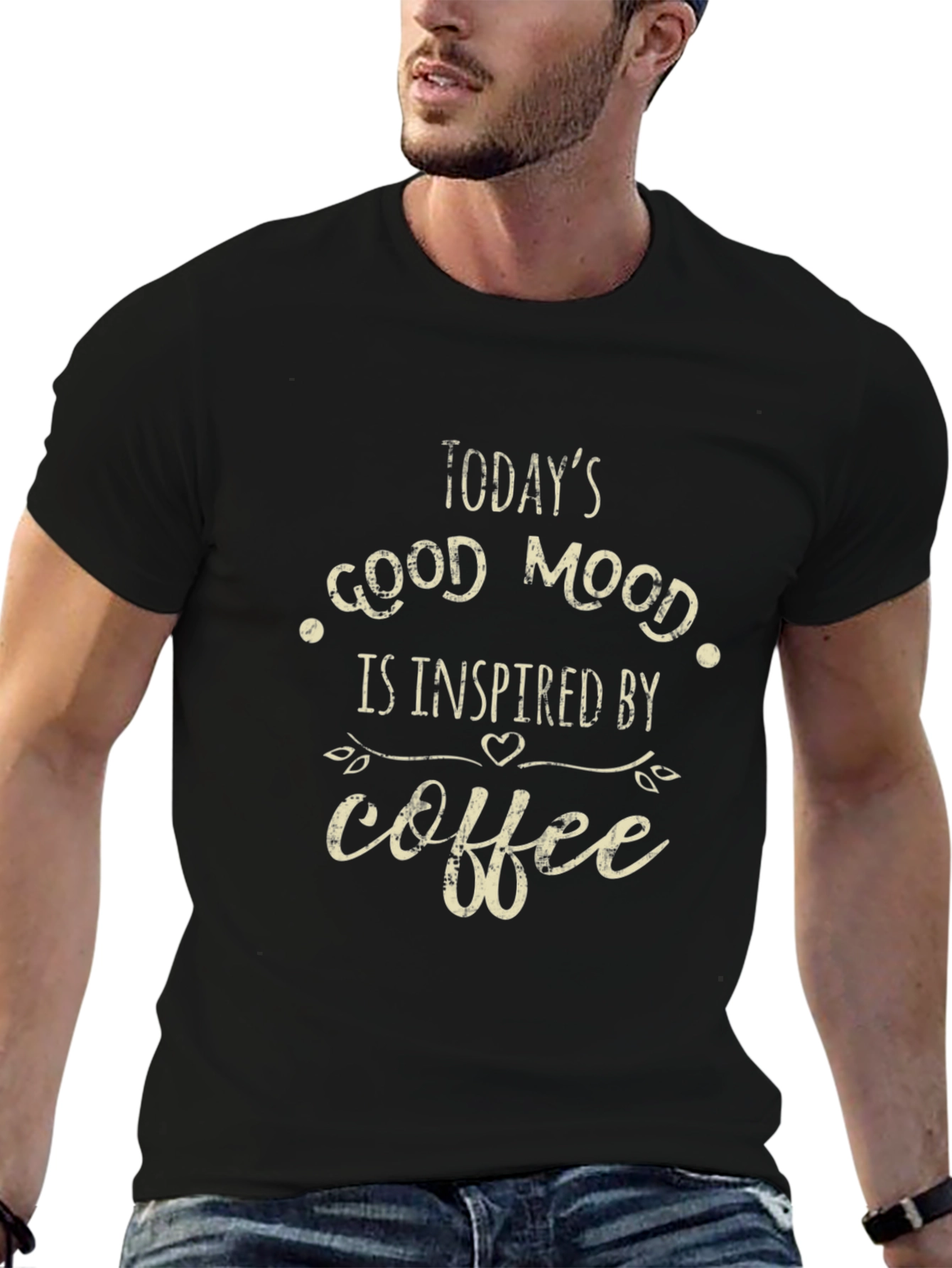 Good Mood Coffee T-Shirt - Unisex Black Tee
