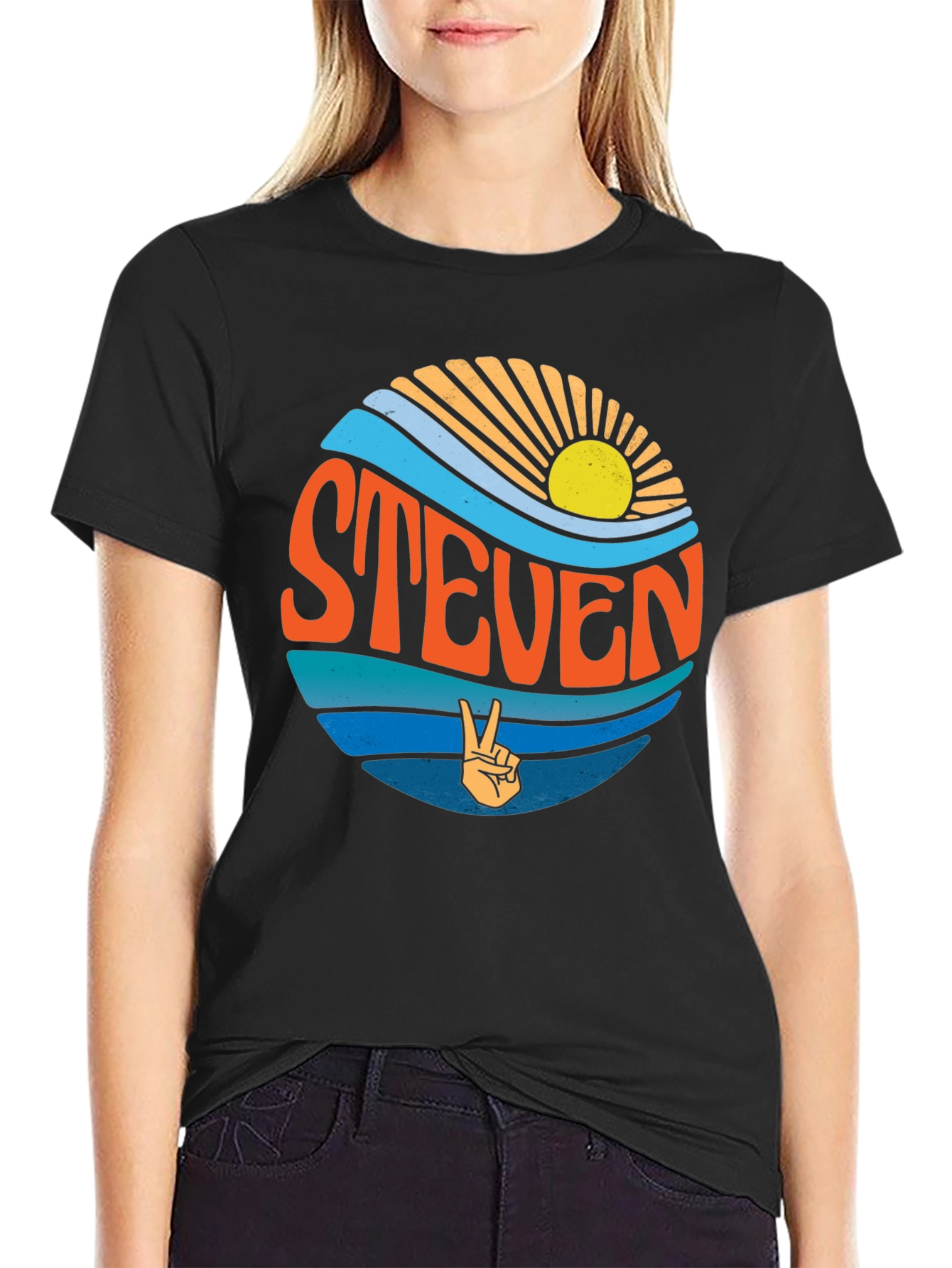 Personalized Retro Steven T-Shirt