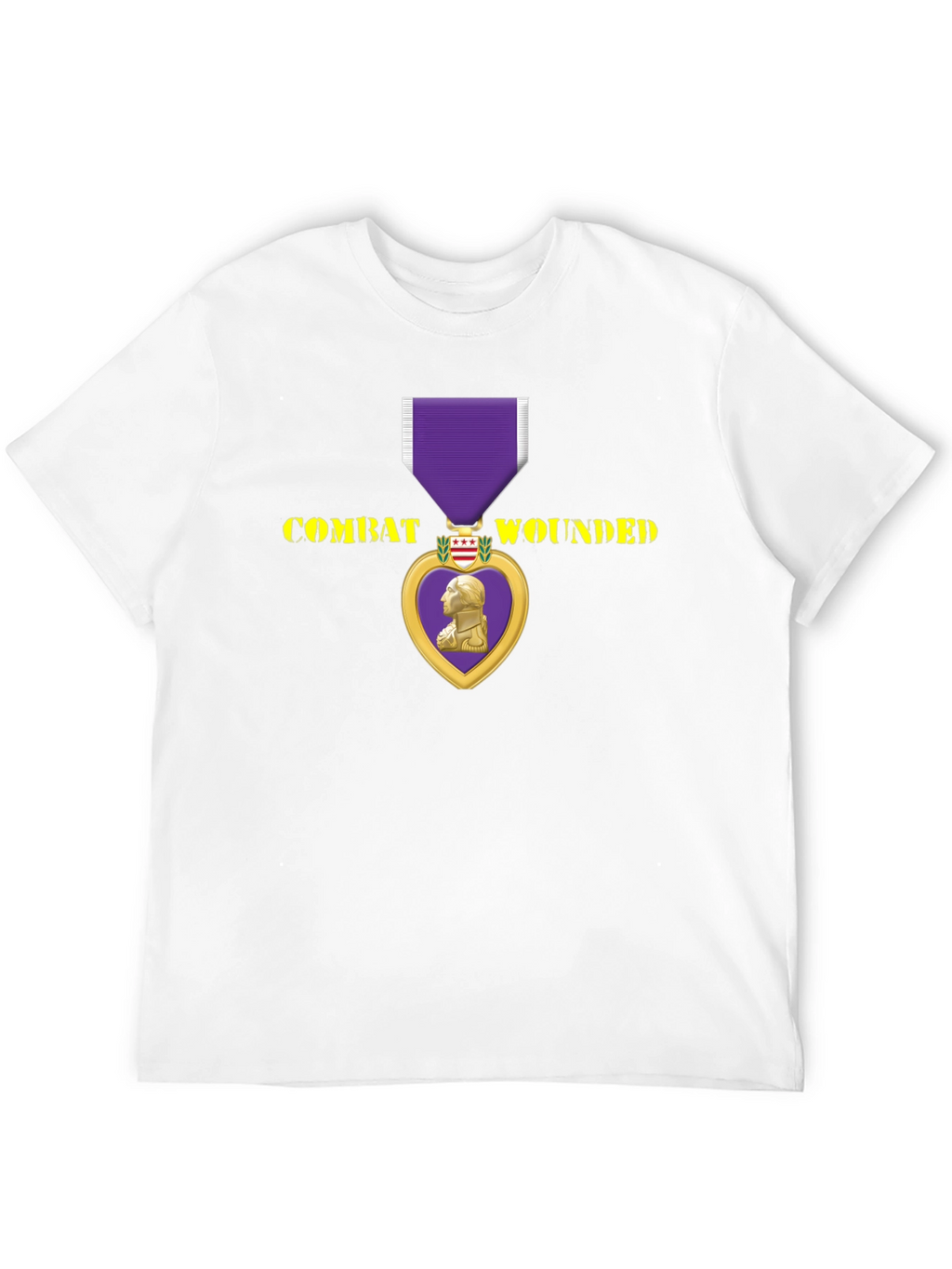 Combat Wounded Purple Heart T-Shirt