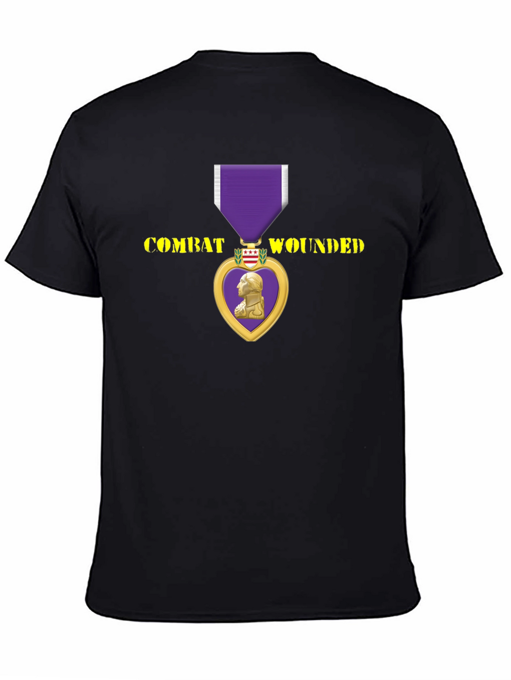 Combat Wounded Purple Heart T-Shirt