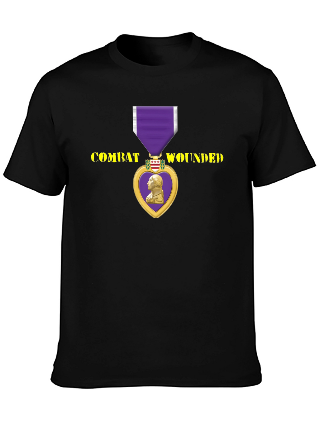 Combat Wounded Purple Heart T-Shirt