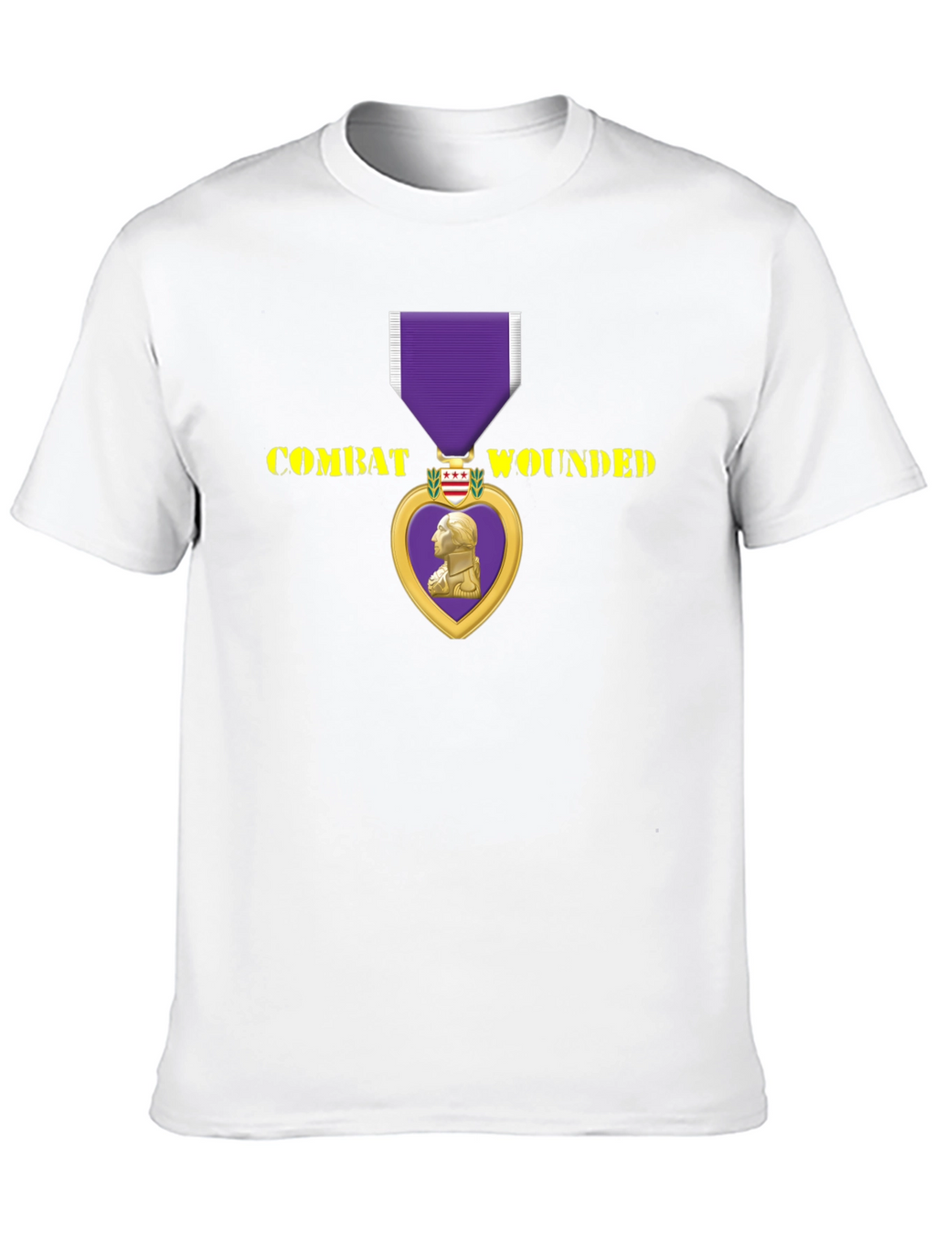 Combat Wounded Purple Heart T-Shirt