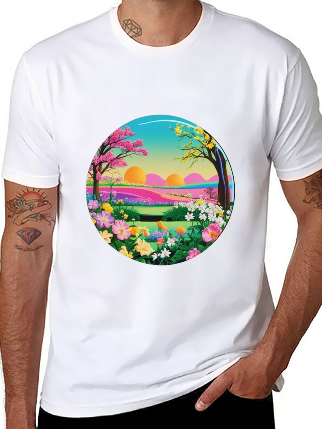 Nature Landscape Graphic Tee