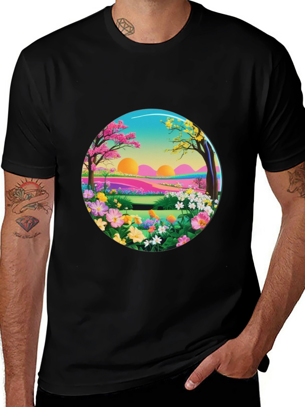 Nature Landscape Graphic Tee