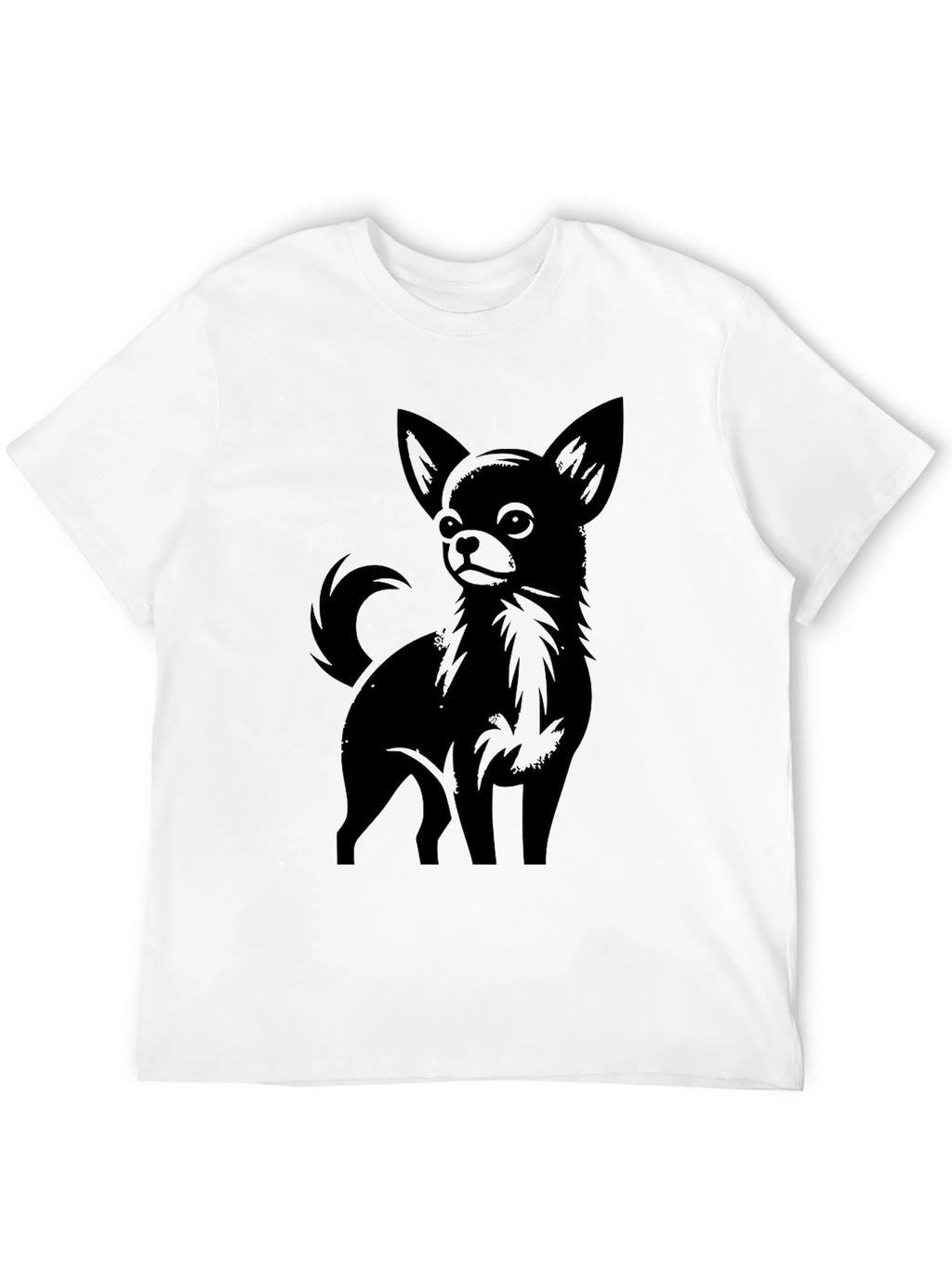 Chihuahua Graphic Tee - Black Dog Lover T-Shirt