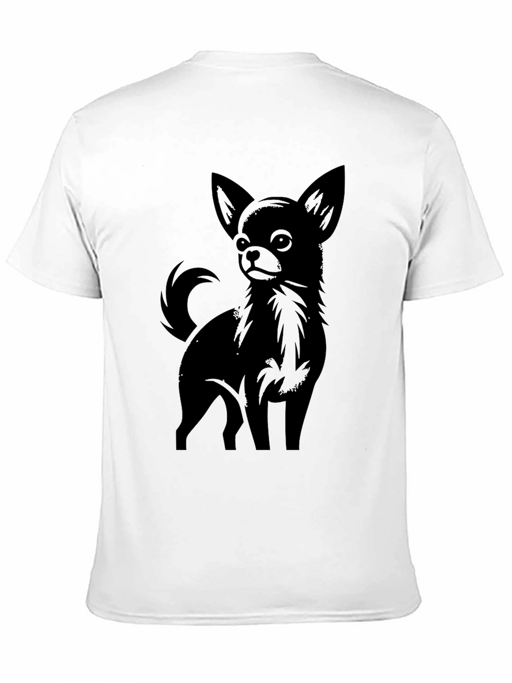 Chihuahua Graphic Tee - Black Dog Lover T-Shirt