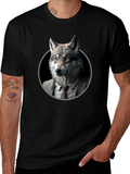 Wolf in Suit Graphic T-Shirt - Mens