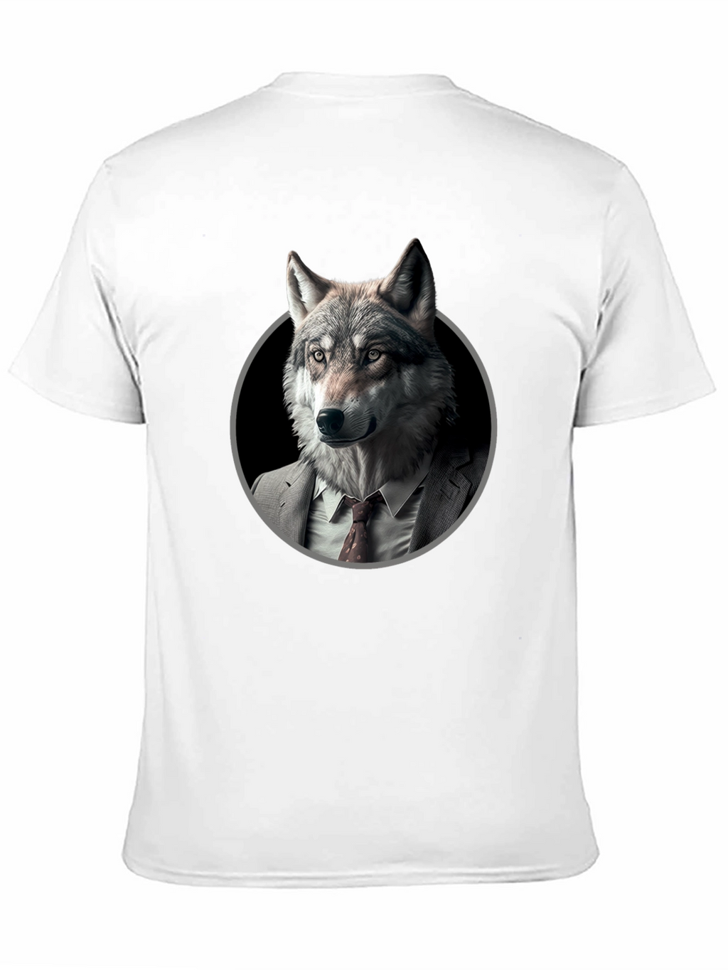 Wolf in Suit Graphic T-Shirt - Mens