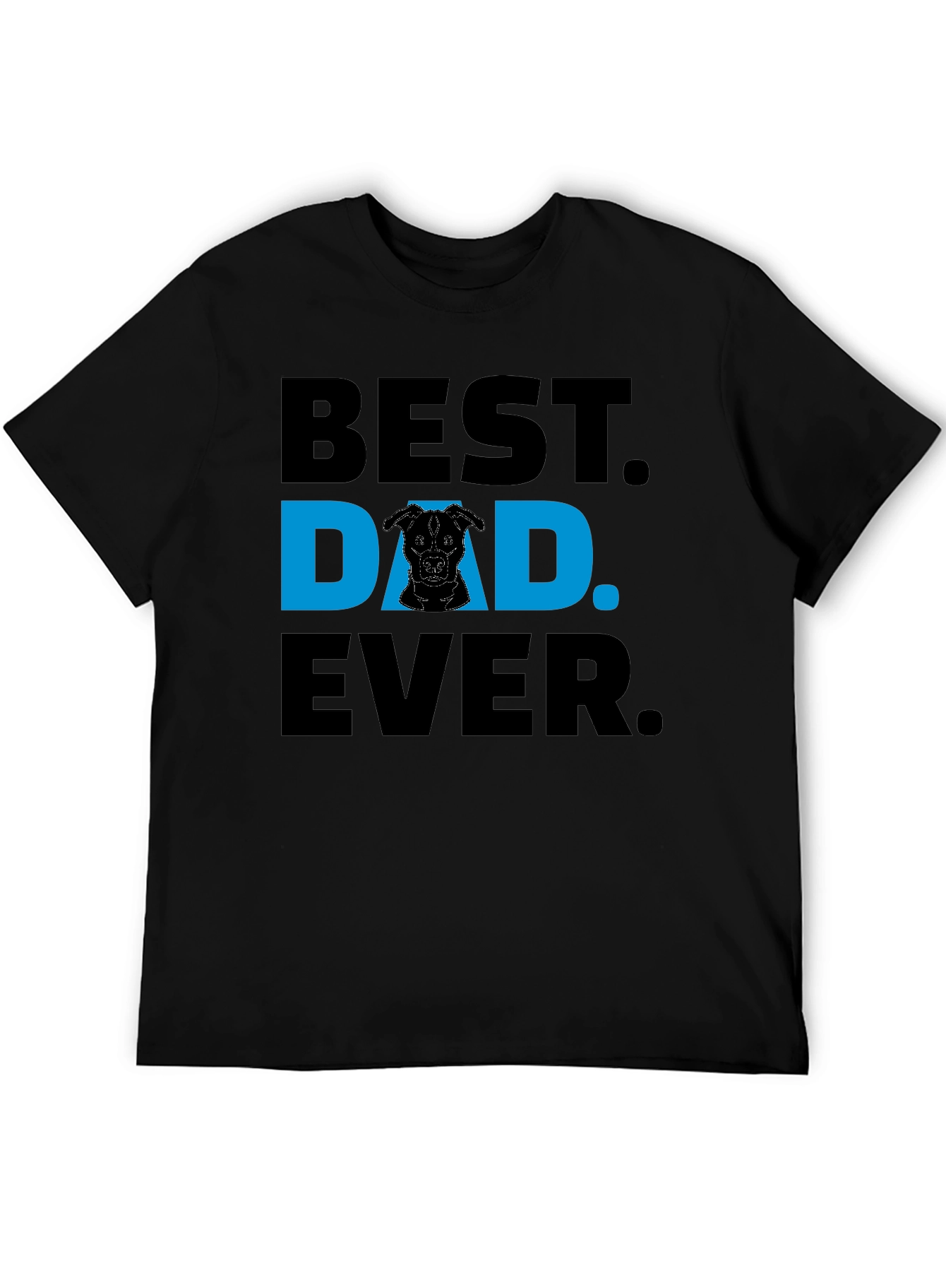Best Dog Dad Ever T-Shirt - Black