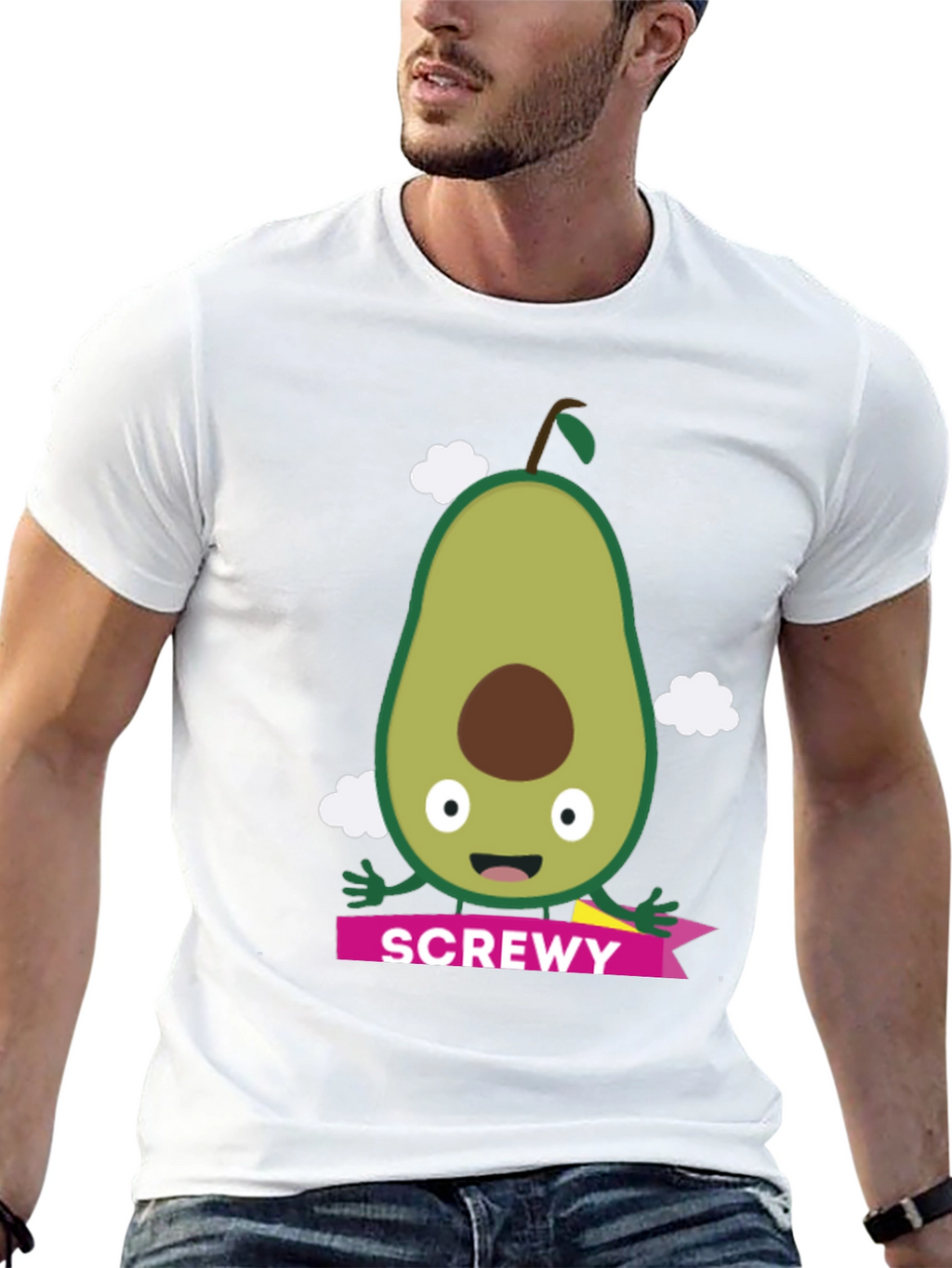 Screw Avocado Graphic Tee - Fun & Quirky