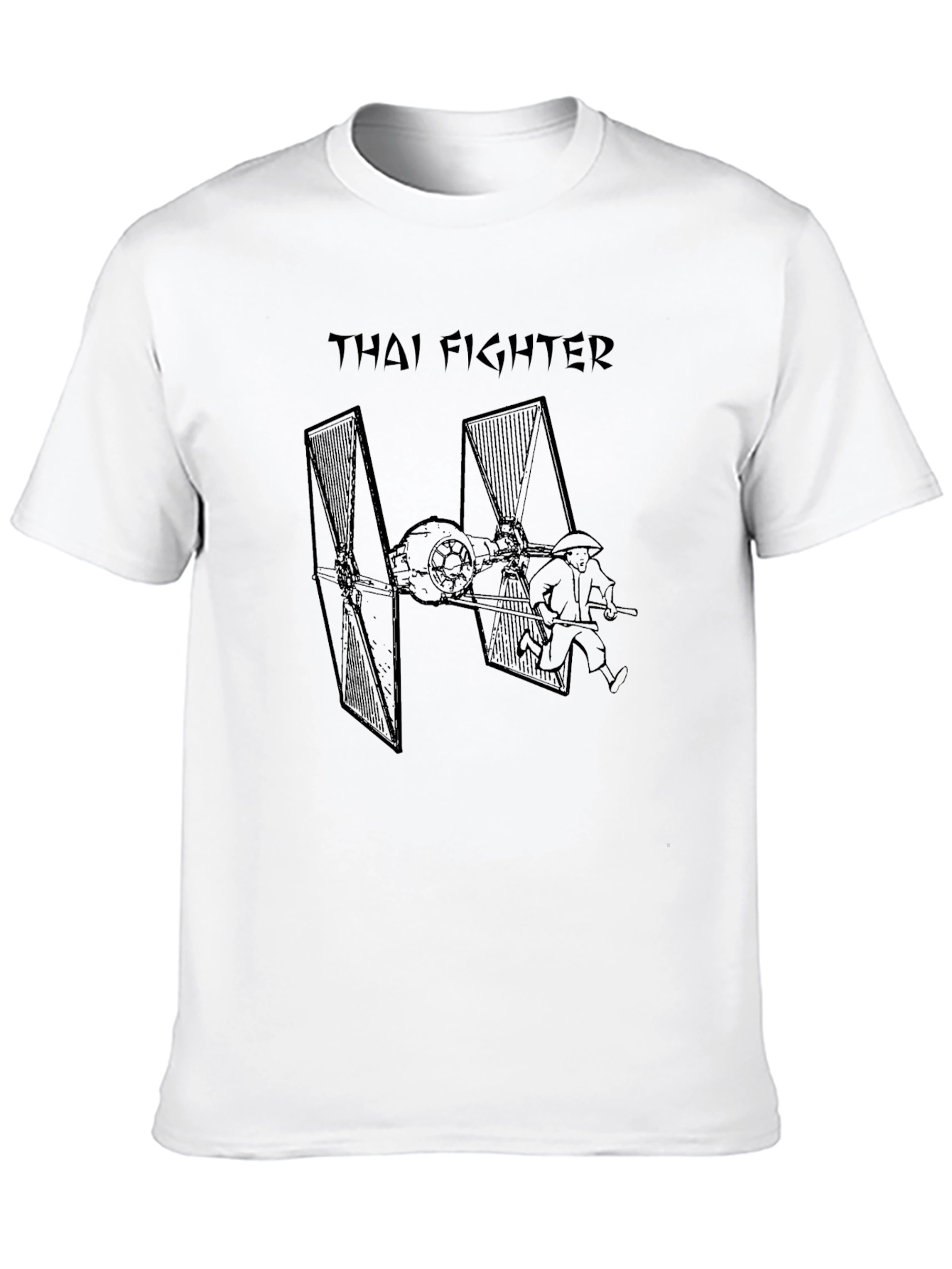 Thai Fighter Graphic Black T-Shirt
