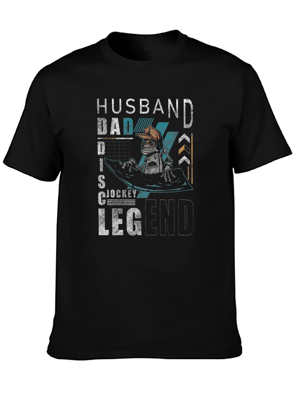 Husband Dad Disc Jockey Legend T-Shirt