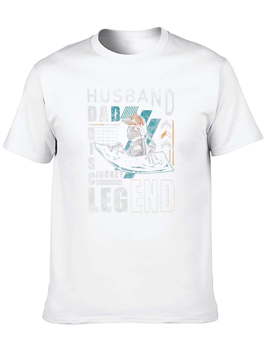 Husband Dad Disc Jockey Legend T-Shirt