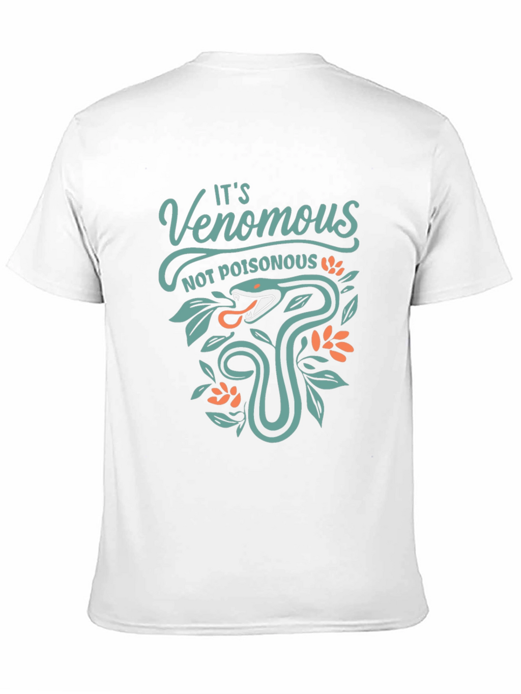 Venomous Snake Graphic Tee - Black