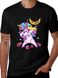 Zombie Unicorn Dabbing T-Shirt