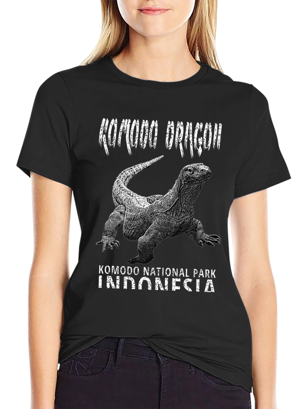 Komodo Dragon T-Shirt - Indonesia National Park