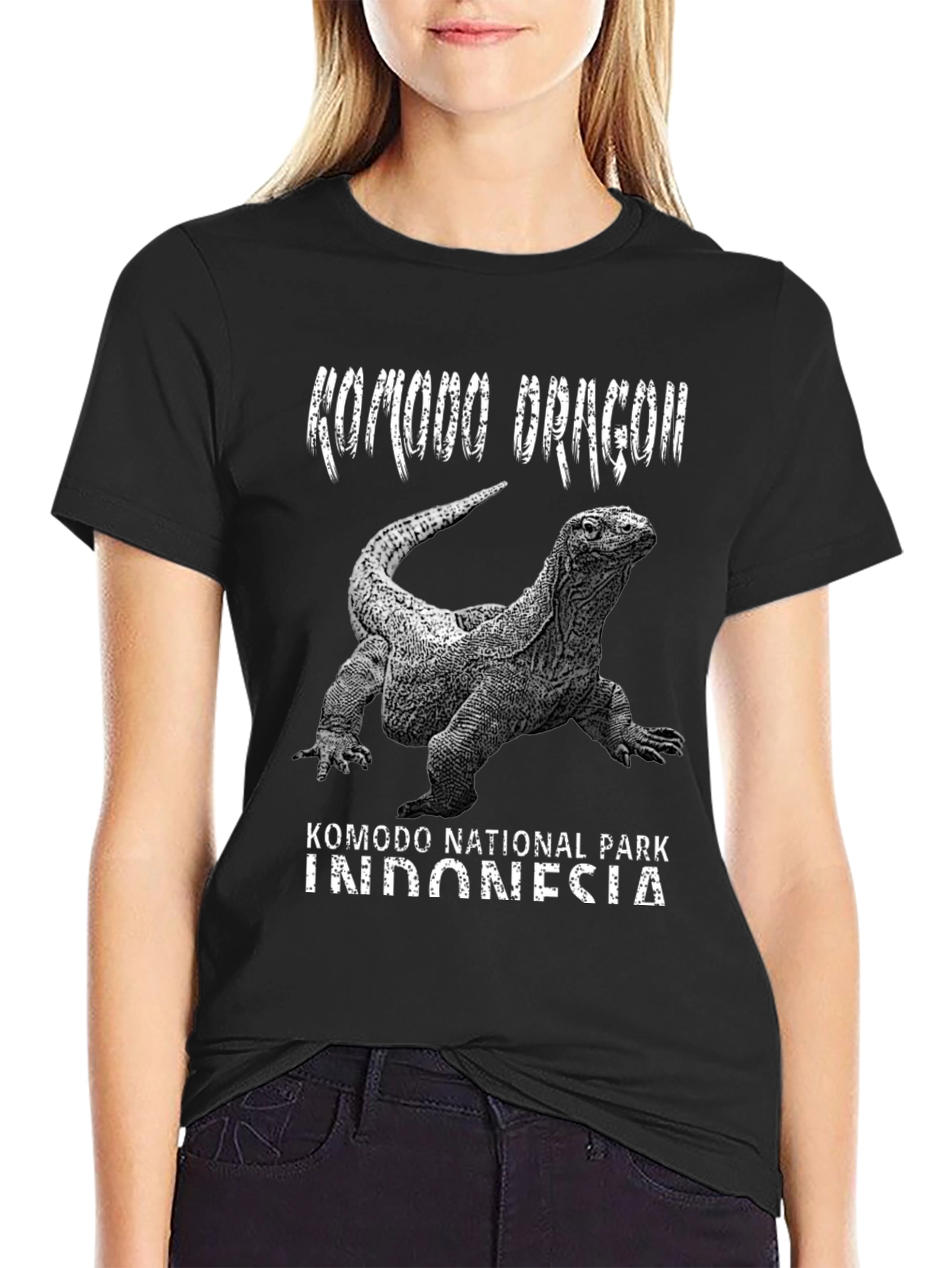 Komodo Dragon T-Shirt - Indonesia National Park