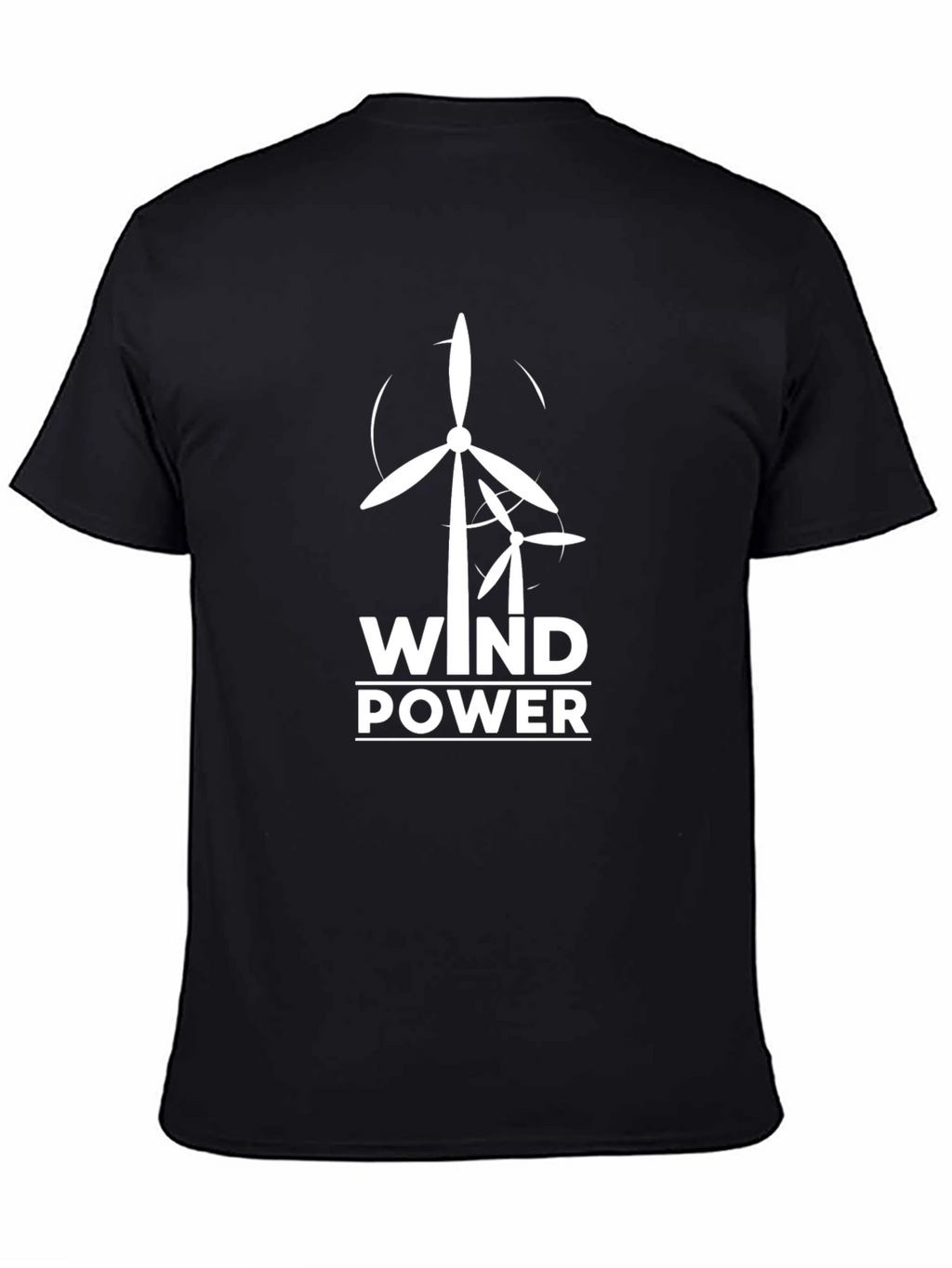 Wind Power Graphic Tee - Eco-Friendly Fashion
