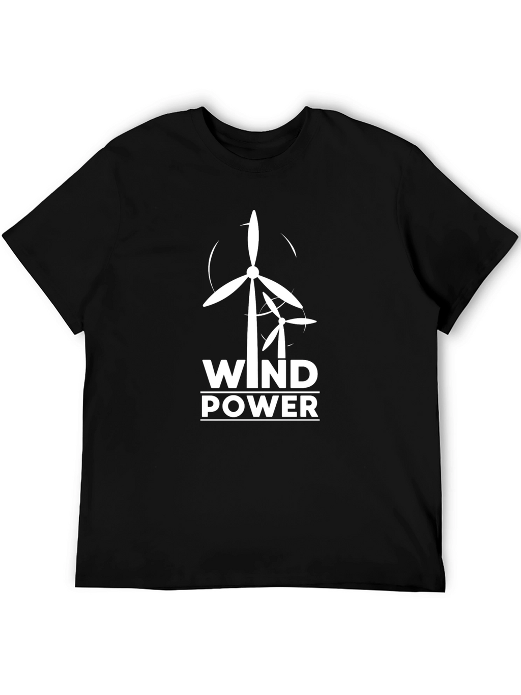 Wind Power Graphic Tee - Eco-Friendly Fashion