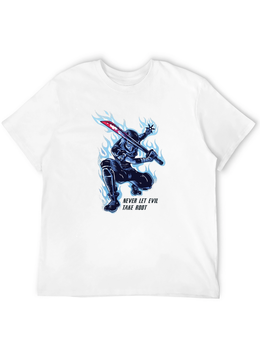 Ninja Warrior T-Shirt: Never Let Evil Take Root