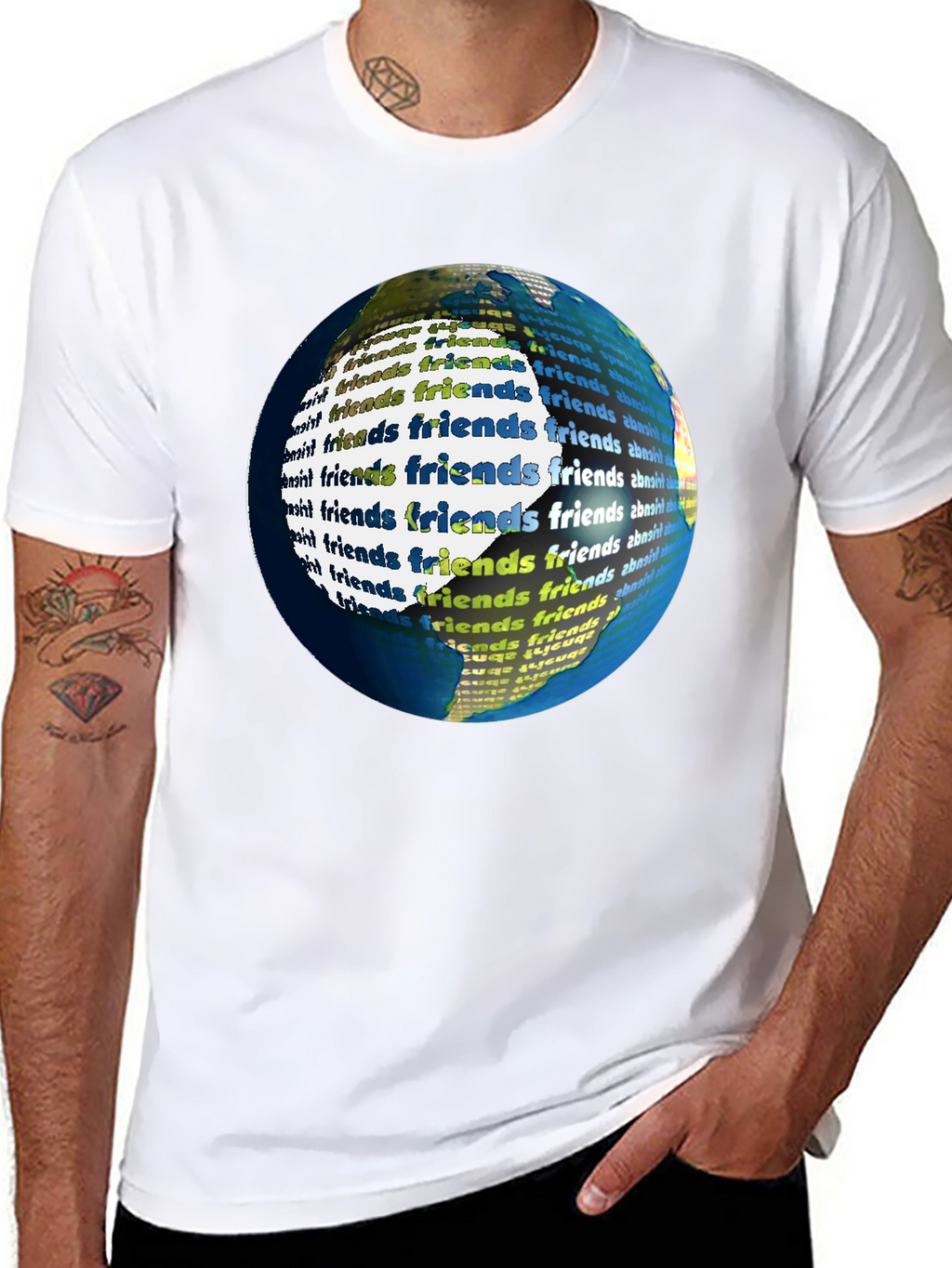 Friends Around the World Graphic Tee