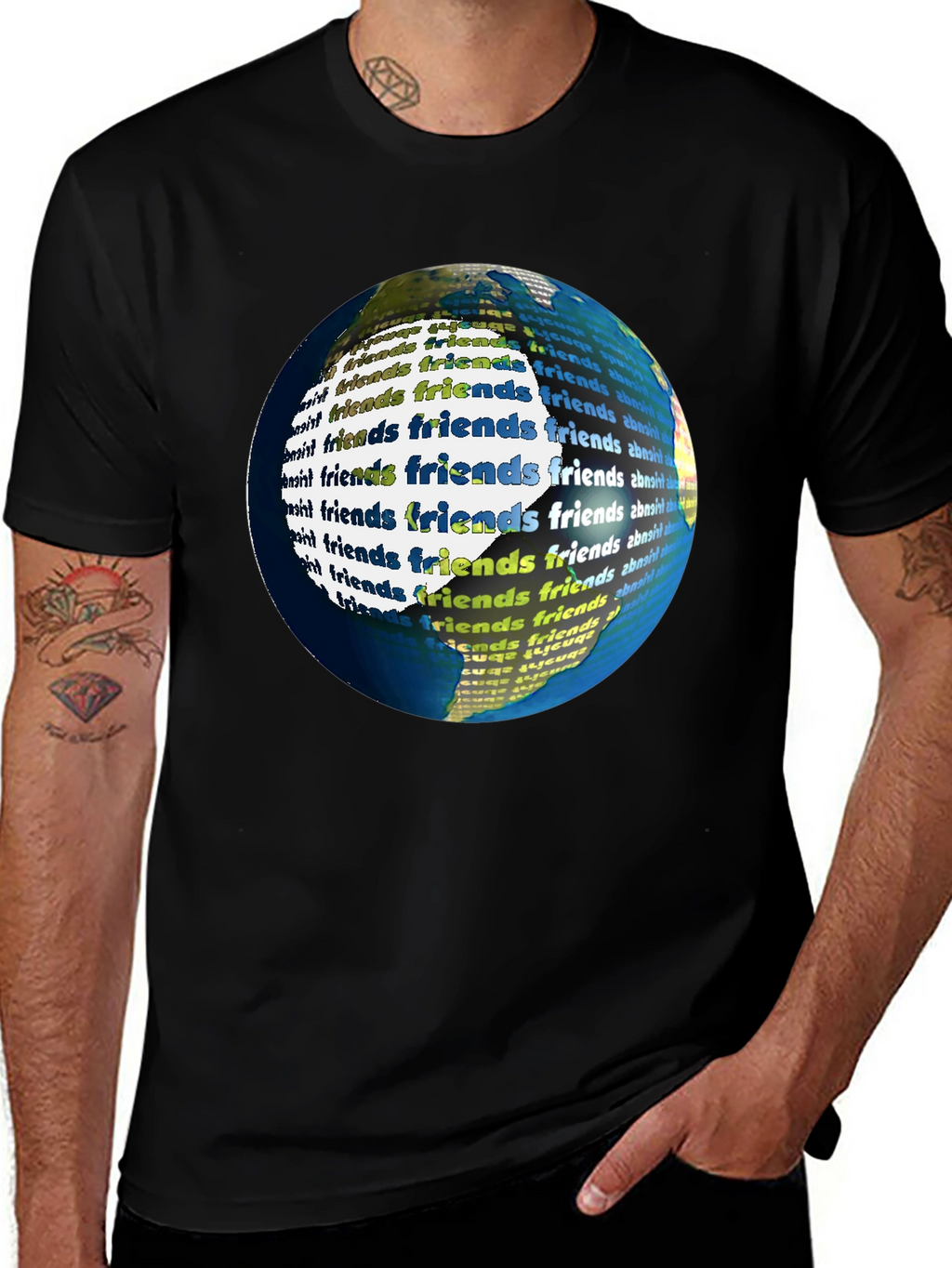 Friends Around the World Graphic Tee