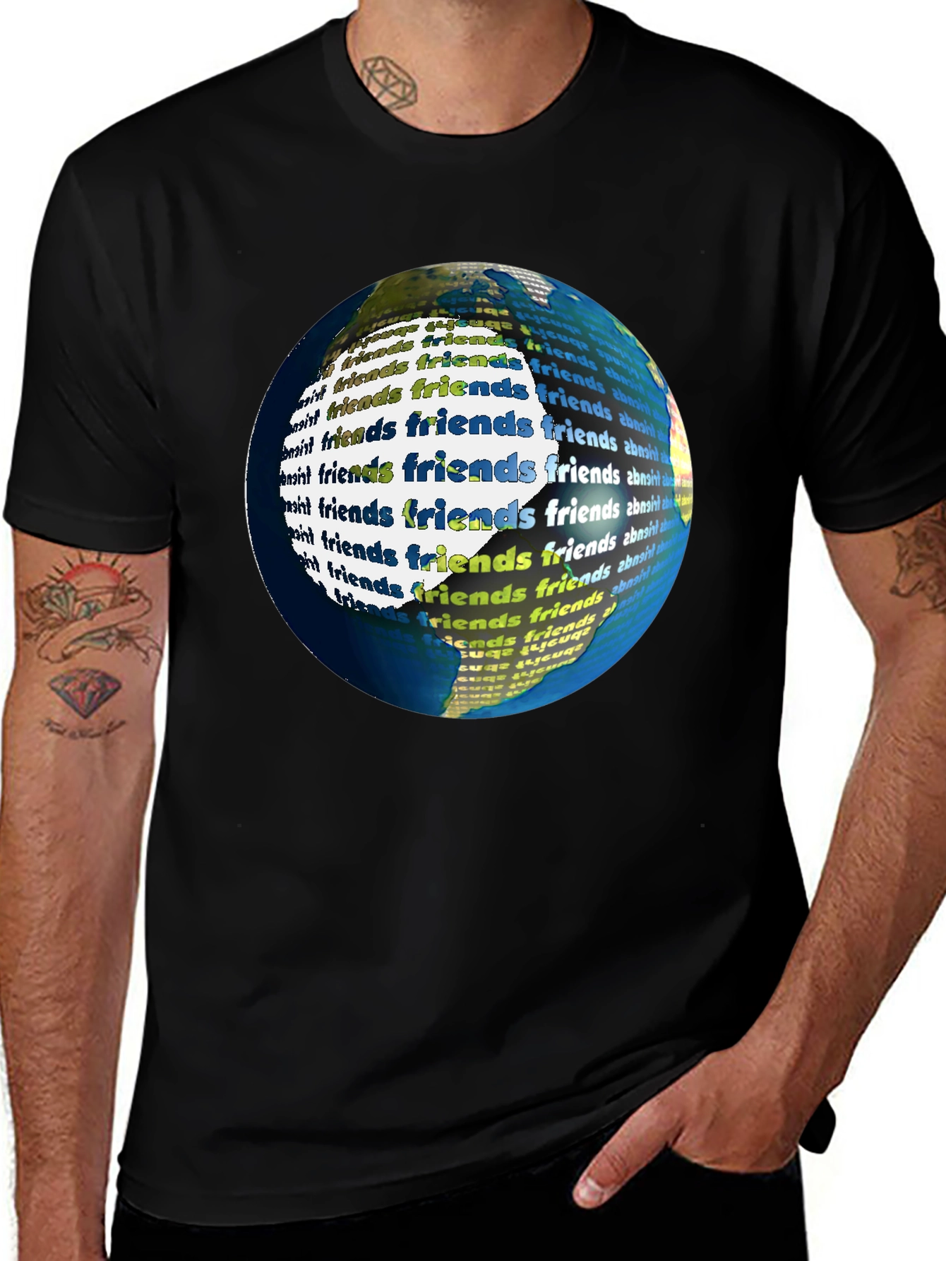 Friends Around the World Graphic Tee
