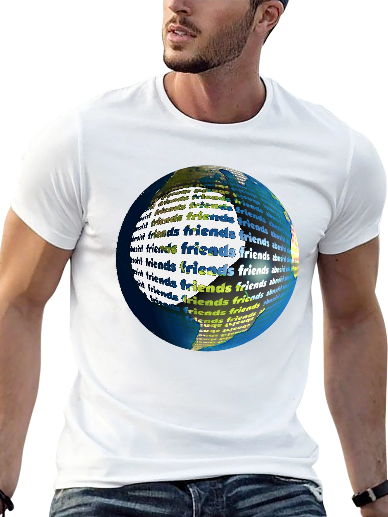 Friends Around the World Graphic Tee