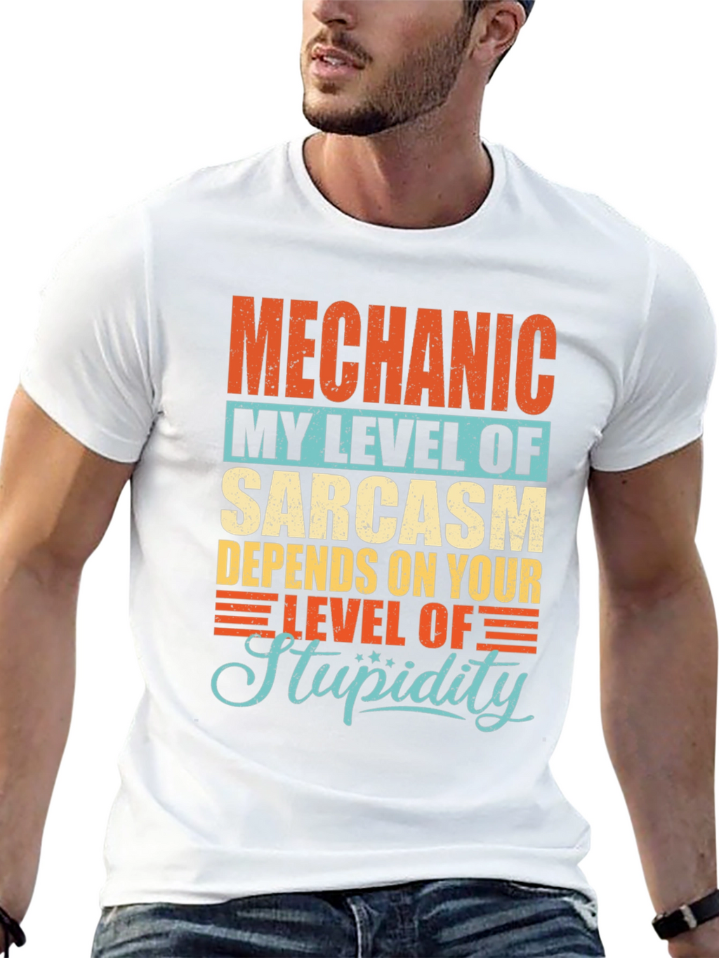 Mechanic Sarcasm Mens T-Shirt