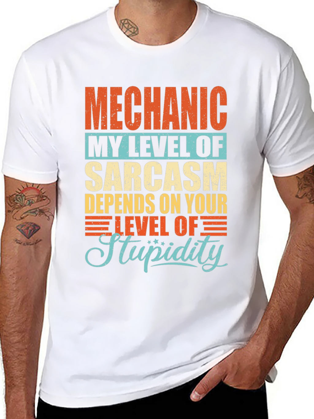 Mechanic Sarcasm Mens T-Shirt