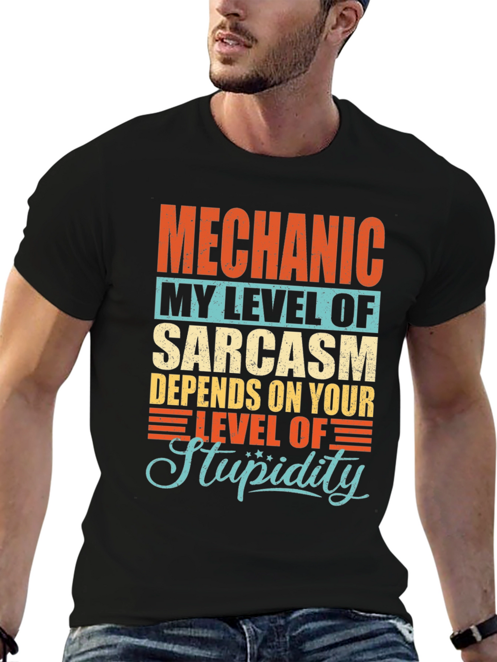 Mechanic Sarcasm Mens T-Shirt