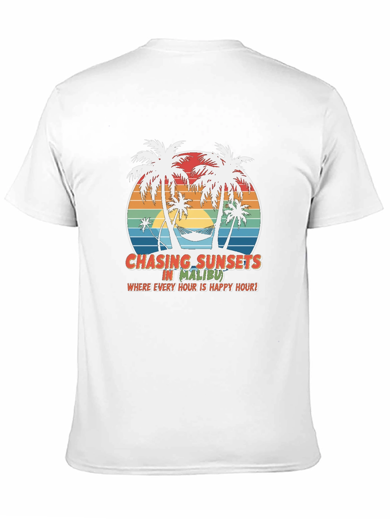 Chasing Sunsets in Malibu Graphic Tee