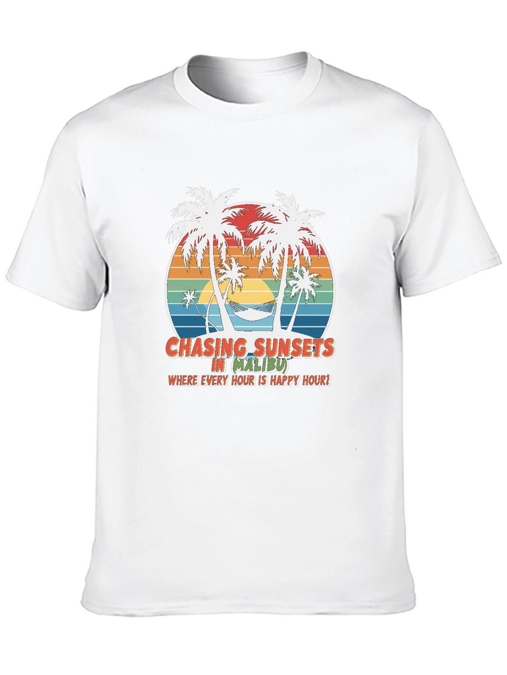 Chasing Sunsets in Malibu Graphic Tee
