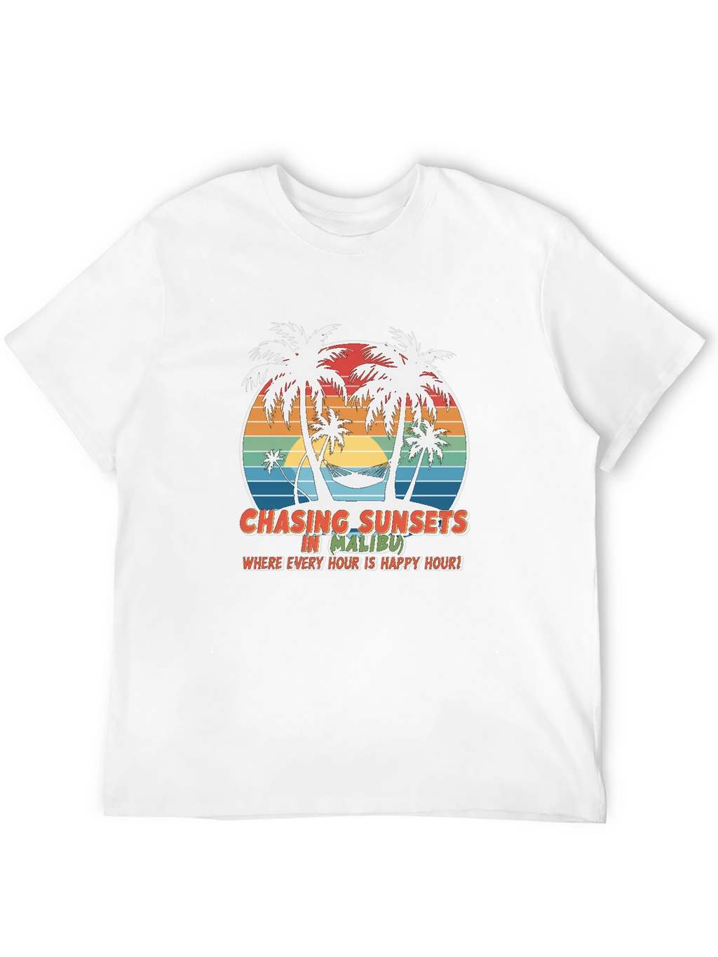 Chasing Sunsets in Malibu Graphic Tee