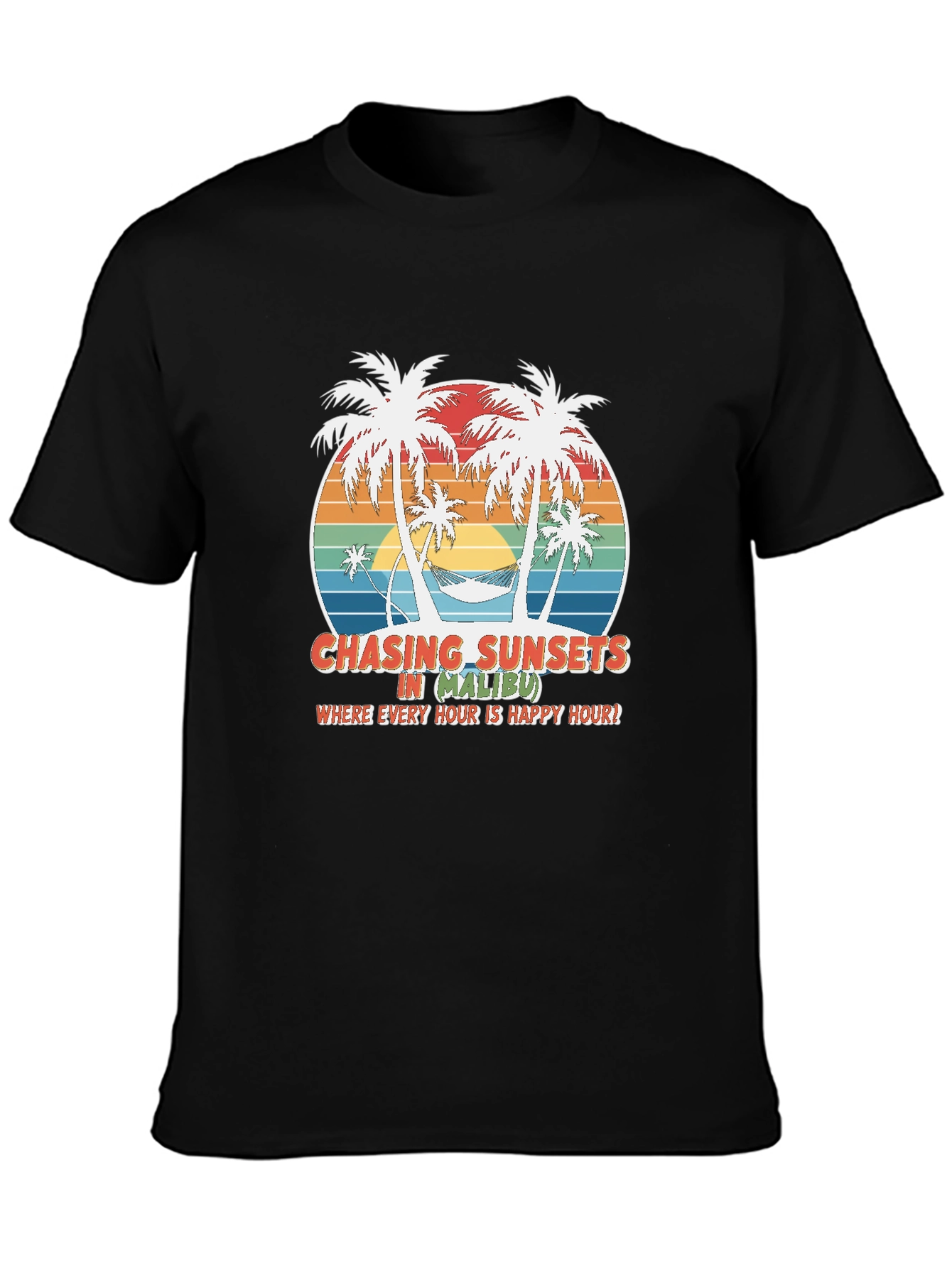 Chasing Sunsets in Malibu Graphic Tee