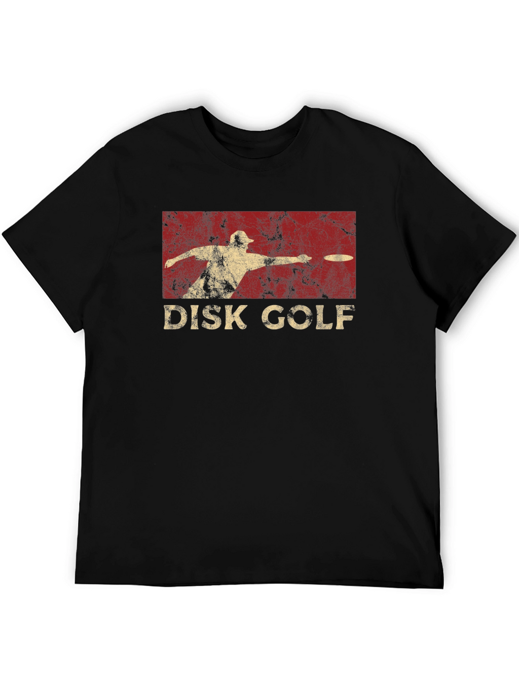 Disk Golf Graphic Tee - Retro Design